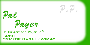 pal payer business card